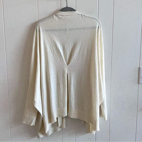 Moth Anthropologie Cotton Cashmere Open Front Cardigan - Picture 10 of 10